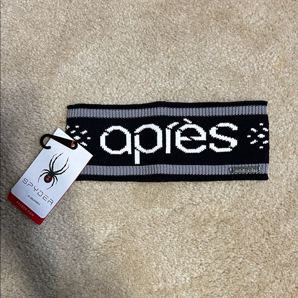 Spyder Womens Intarsia Apres Ski Knit Headband